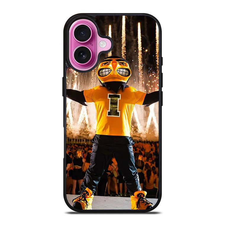IOWA HAWKEYES MASCOT iPhone 16 Plus Case Cover