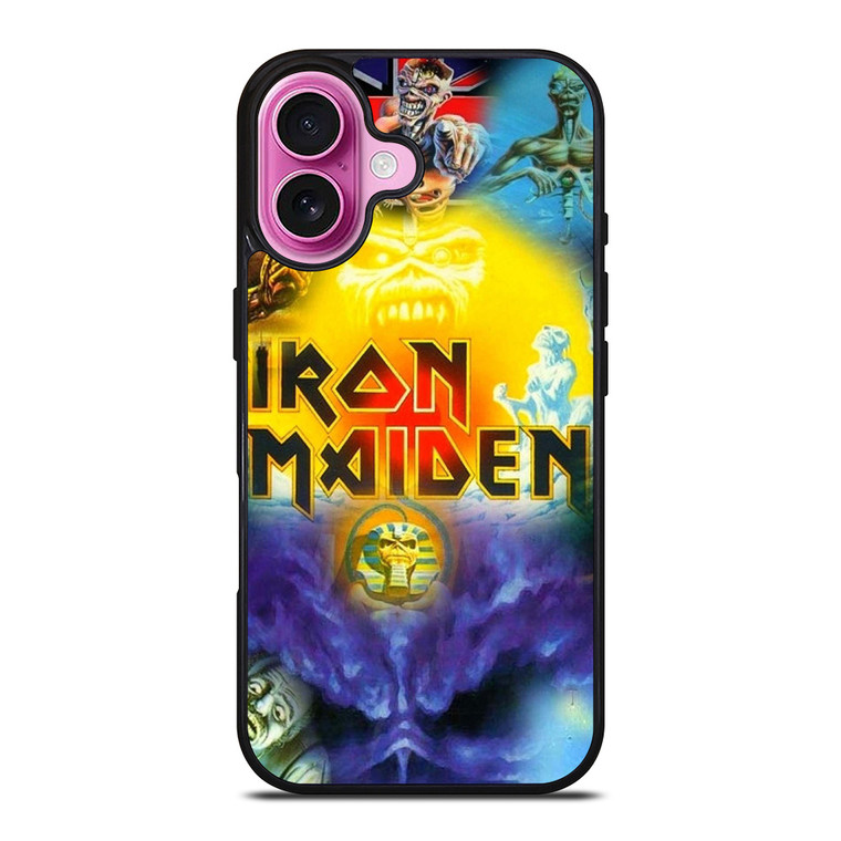 IRON MAIDEN HEAVY METAL BAND iPhone 16 Plus Case Cover