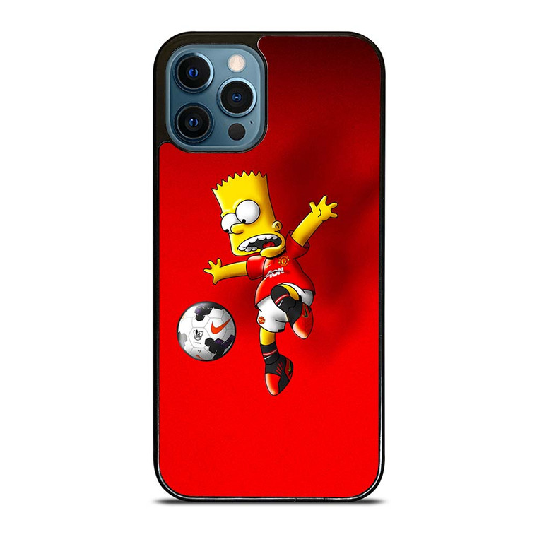 MANCHESTER UNITED BART SIMPSON iPhone 12 Pro Max Case Cover