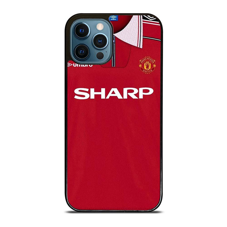 MANCHESTER UNITED FC CLASSIC JERSEY SHARP iPhone 12 Pro Max Case Cover