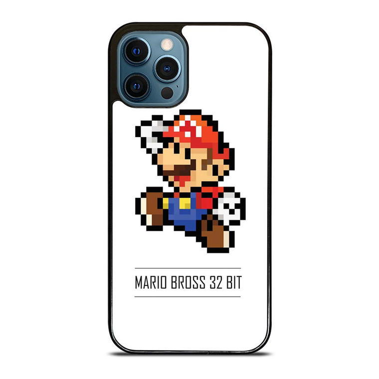 MARIO BROSS PIXEL 32 BIT iPhone 12 Pro Max Case Cover