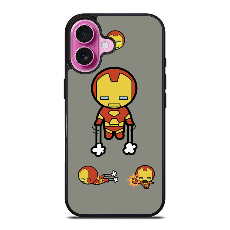 IRON MAN KAWAII Marvel Avengers iPhone 16 Plus Case Cover