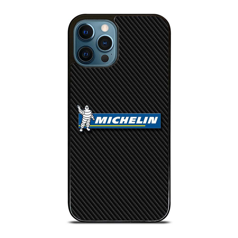 MICHELIN TIRE CARBON LOGO iPhone 12 Pro Max Case Cover