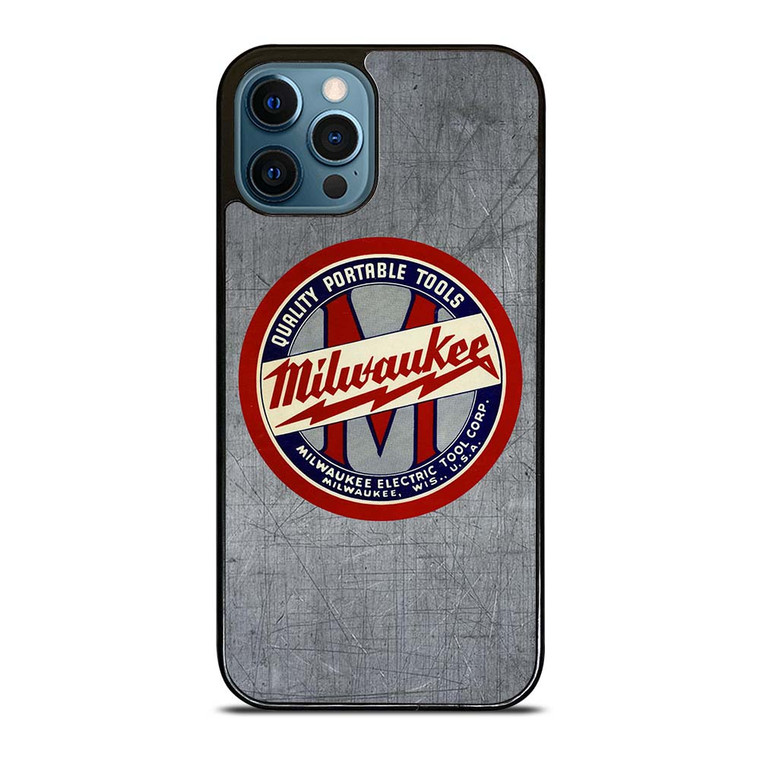 MILWAUKEE PORTABLE TOOL LOGO METAL ICON iPhone 12 Pro Max Case Cover