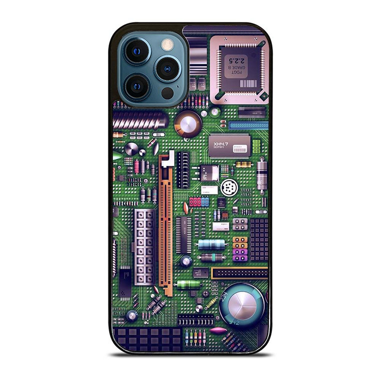 MOTHERBOARD CIRCUIT BOARD COMPUTER iPhone 12 Pro Max Case Cover