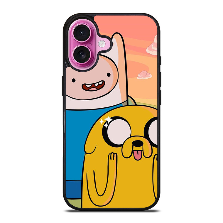 JAKE AND FINN ADVENTURE TIME iPhone 16 Plus Case Cover