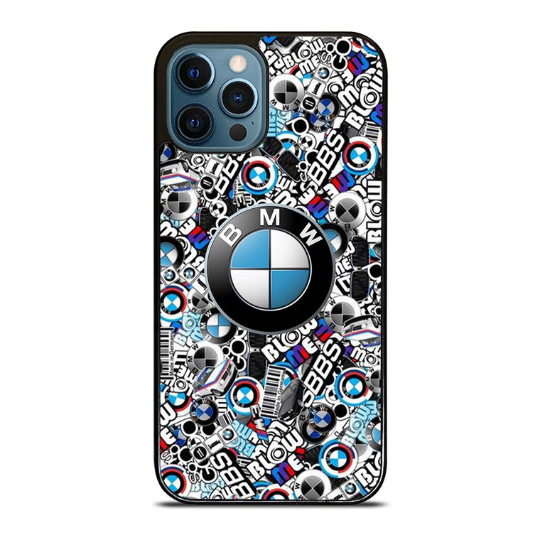 NEW BMW STICKER BOMB iPhone 12 Pro Max Case Cover