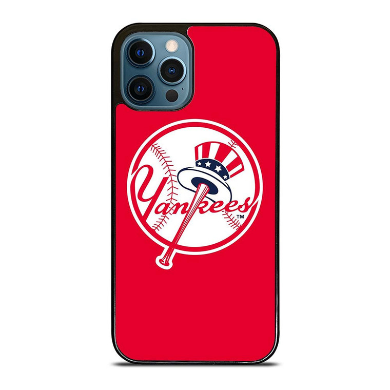 NEW YORK YANKEES BASEBALL CLUB LOGO RED iPhone 12 Pro Max Case Cover