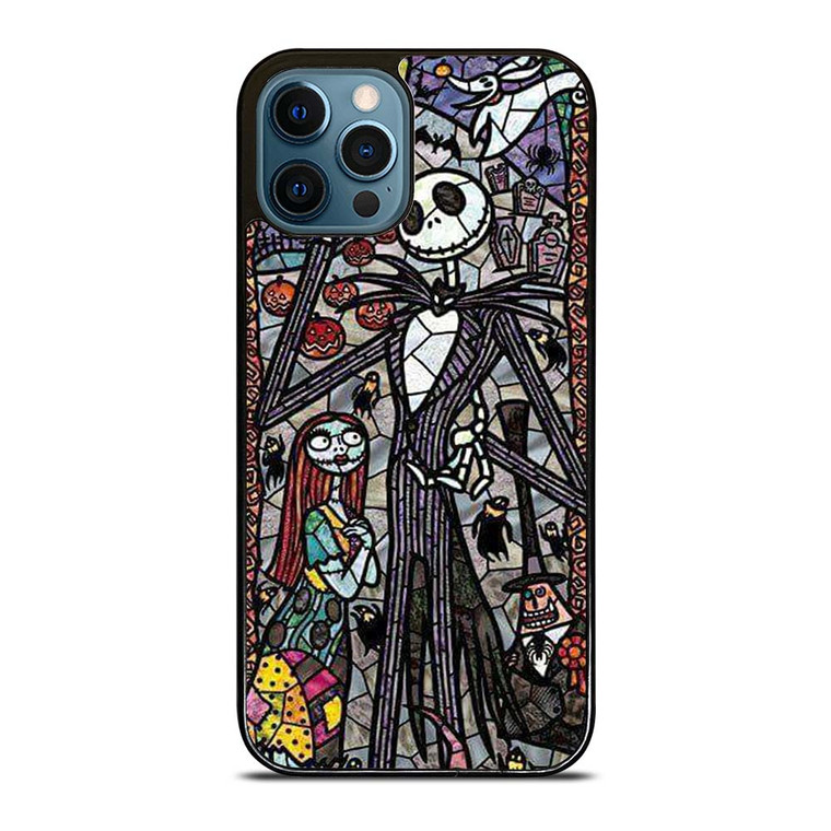 NIGHTMARE BEFORE CHRISTMAS ART GLASS iPhone 12 Pro Max Case Cover