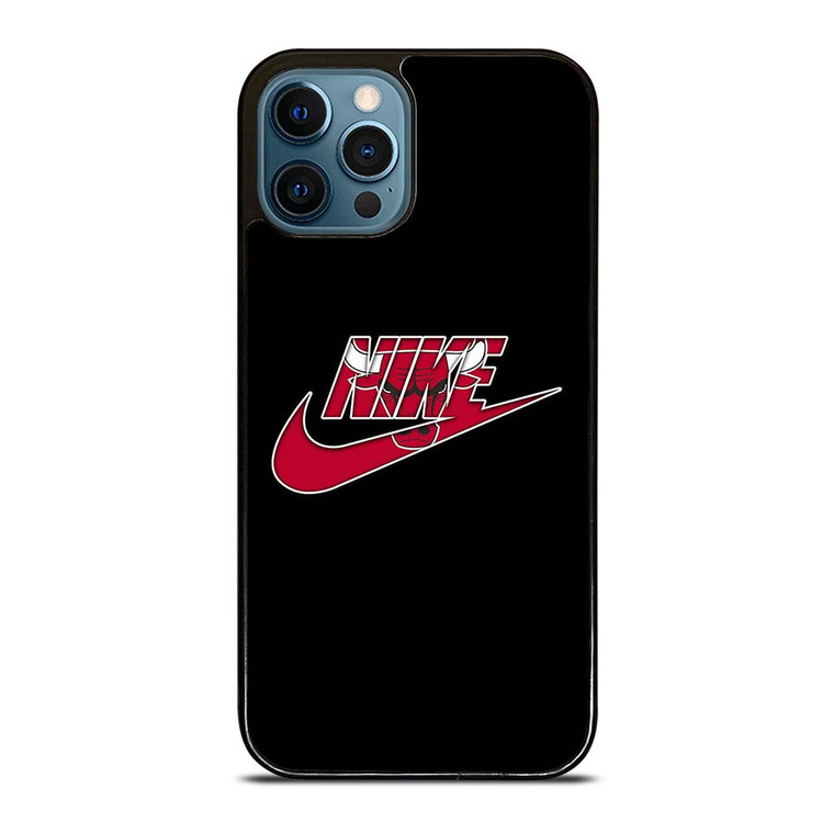 NIKE SWOOSH CHICAGO RED BULL BASKETBALL TEAM LOGO iPhone 12 Pro Max Case Cover