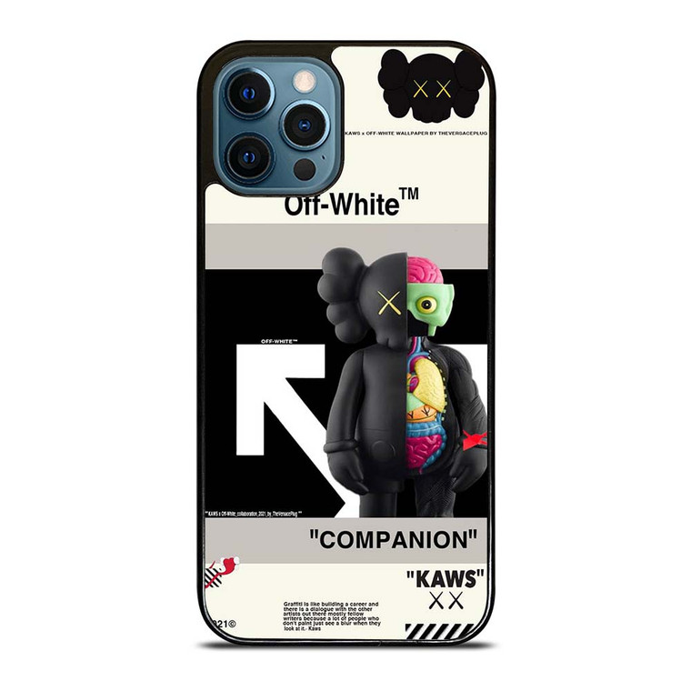 OFF WHITE KAWS COMPANION iPhone 12 Pro Max Case Cover
