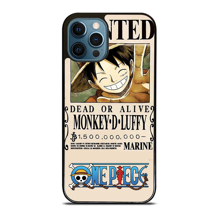 ONE PIECE LUFFY WANTED iPhone 12 Pro Max Case Cover