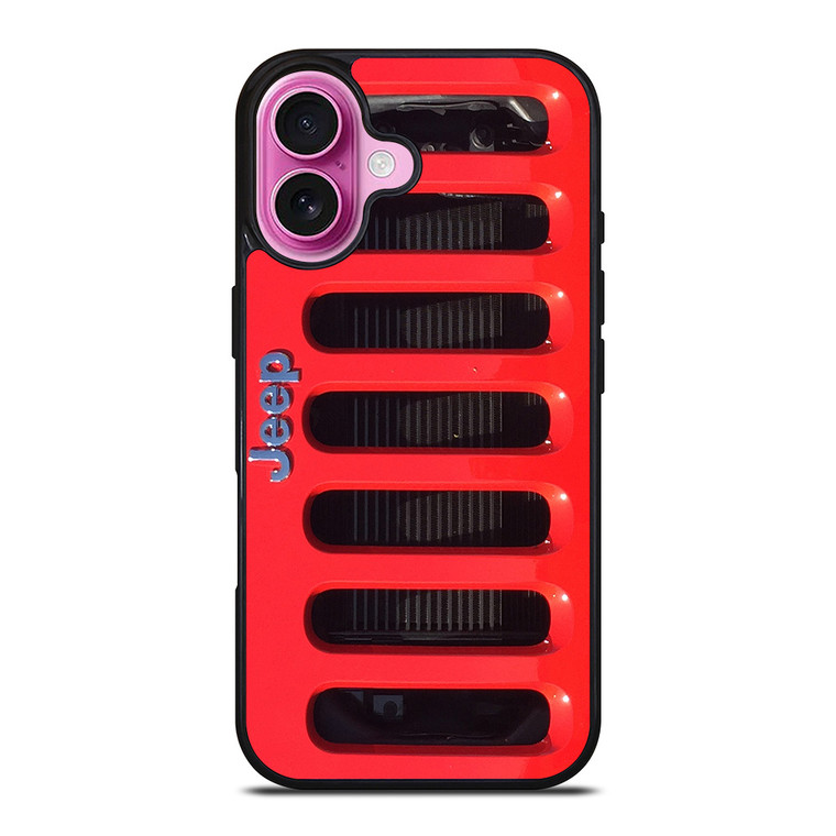 JEEP RED iPhone 16 Plus Case Cover