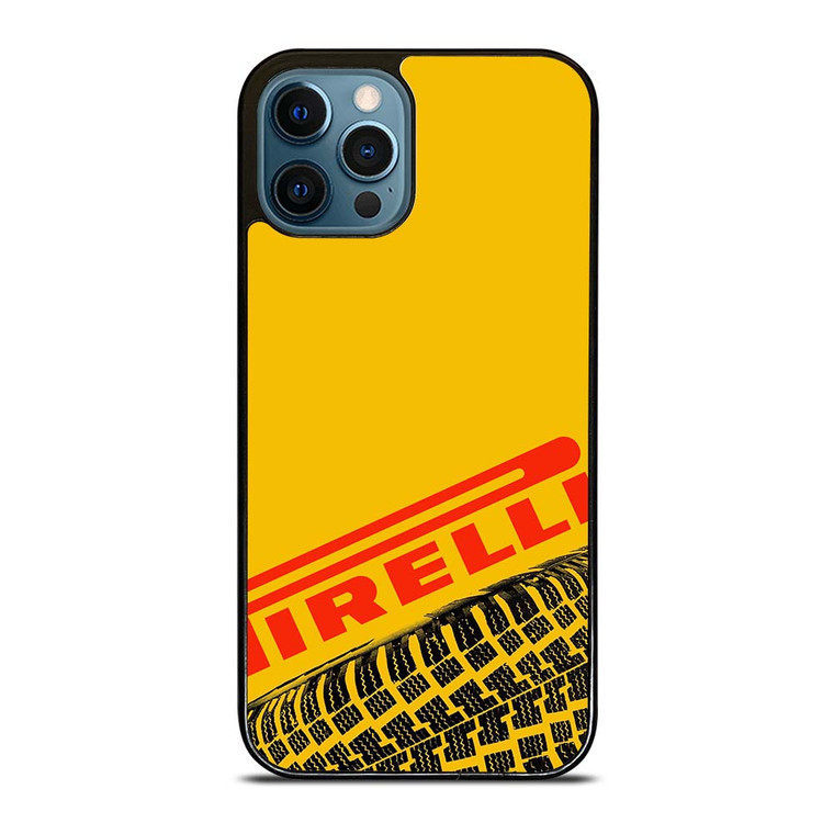 PIRELLI TIRE LOGO YELLOW iPhone 12 Pro Max Case Cover