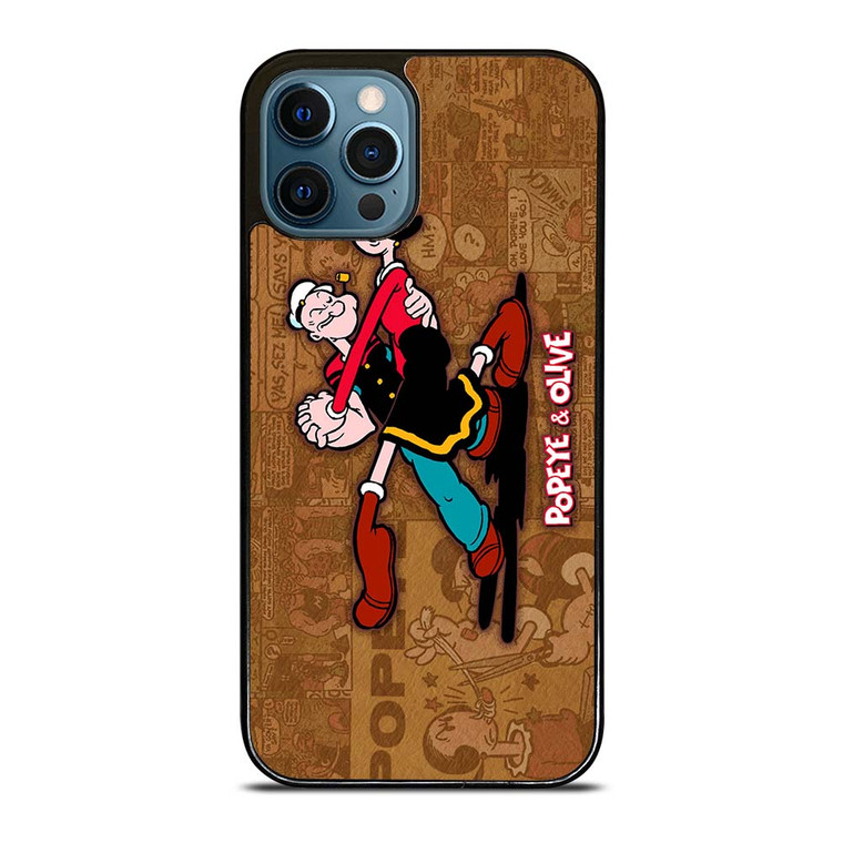 POPEYE AND OLIVE DANCE iPhone 12 Pro Max Case Cover