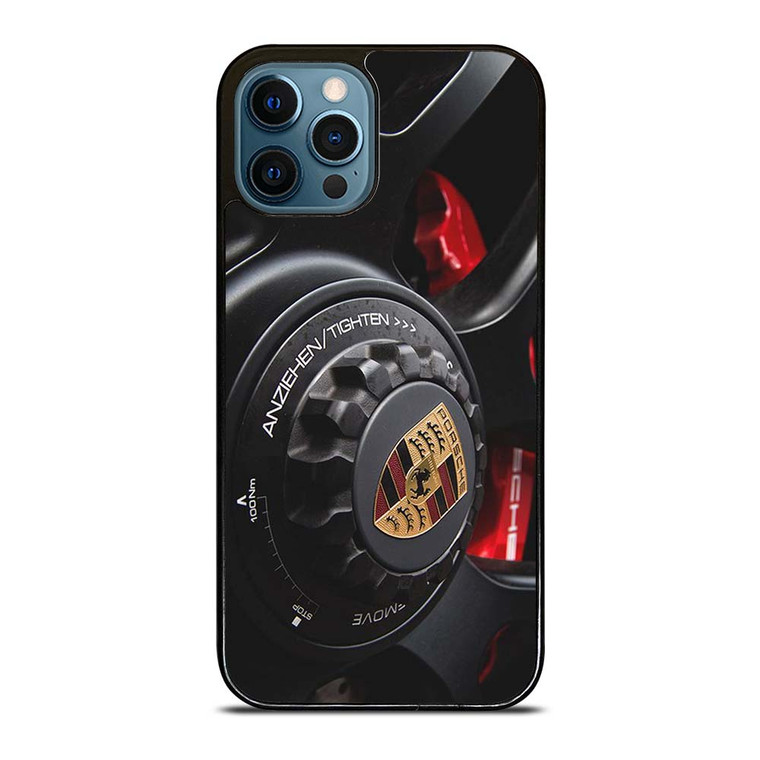 PORSCHE WHEEL LOGO ICON iPhone 12 Pro Max Case Cover