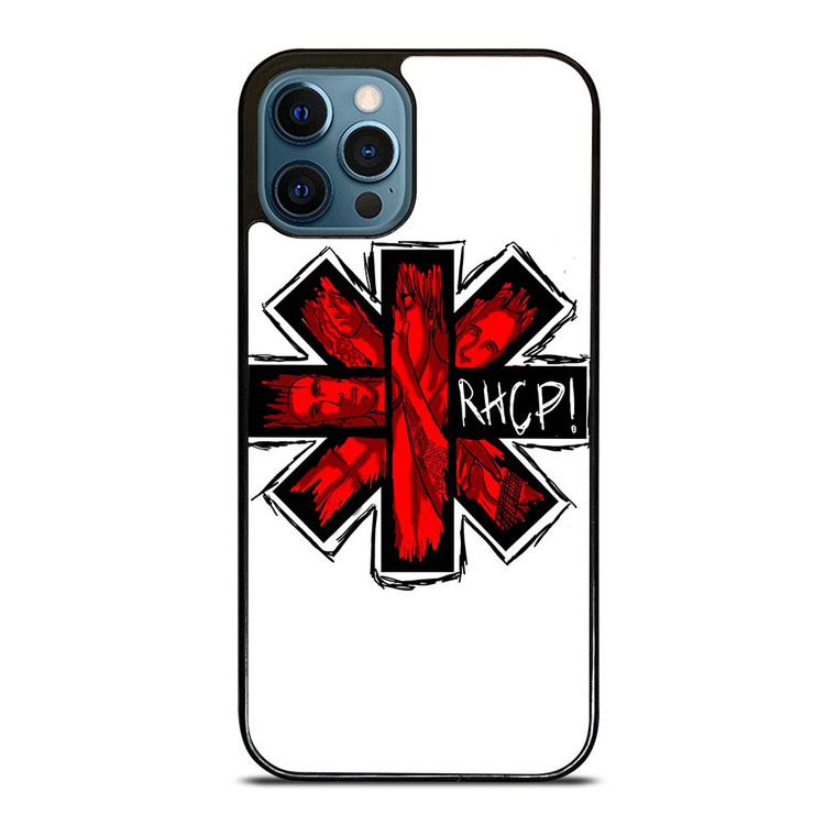 RED HOT CHILI PEPPERS LOGO WHITE iPhone 12 Pro Max Case Cover
