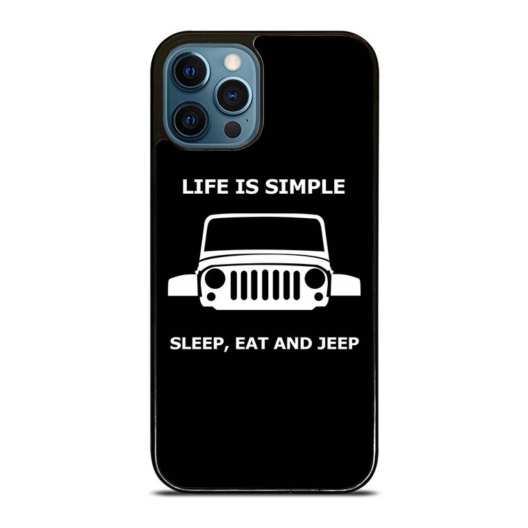 SLEEP EAT AND JEEP iPhone 12 Pro Max Case Cover
