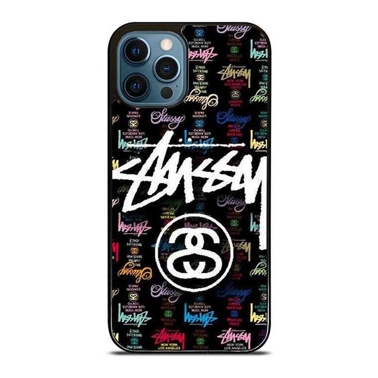 STUSSY FASHION LOGO ICON iPhone 12 Pro Max Case Cover