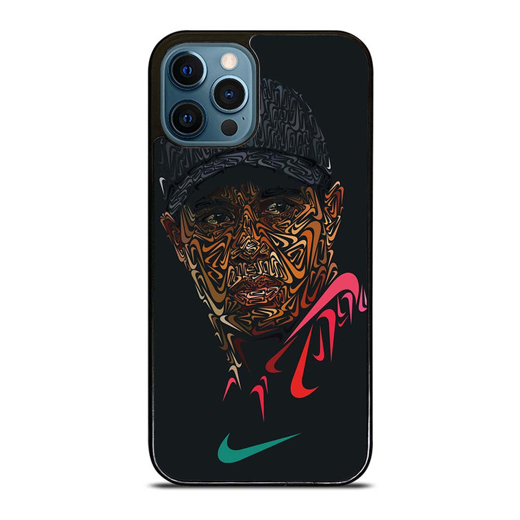 TIGER WOODS NIKE PORTRAIT iPhone 12 Pro Max Case Cover