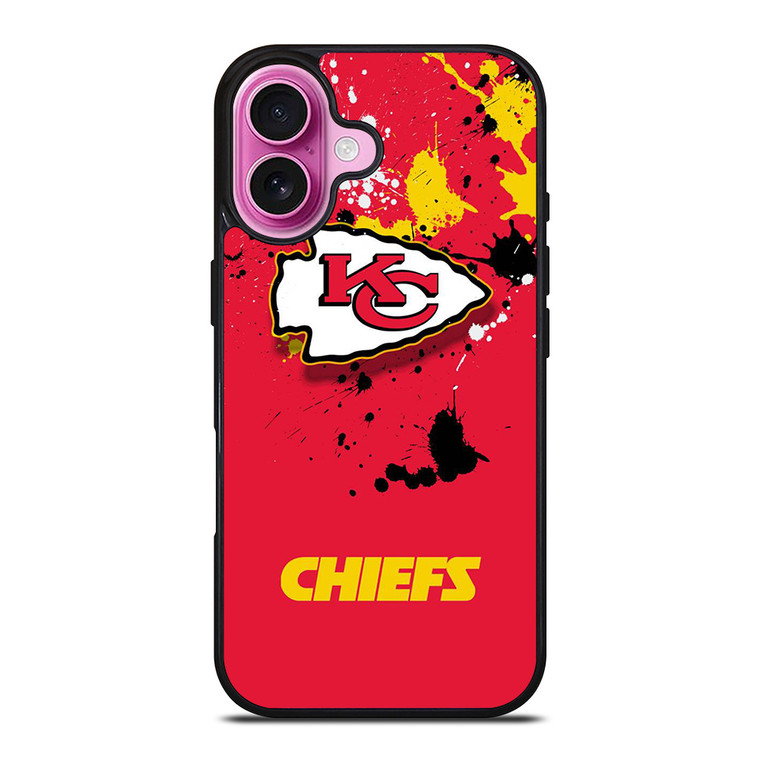 KANSAS CITY CHIEFS ART iPhone 16 Plus Case Cover