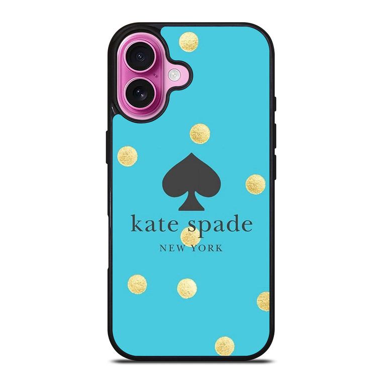 KATE SPADE NEW YORK LOGO BLUE ICON iPhone 16 Plus Case Cover