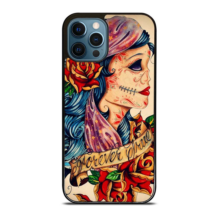 VINTAGE SUGAR SCHOOL TATTOO iPhone 12 Pro Max Case Cover