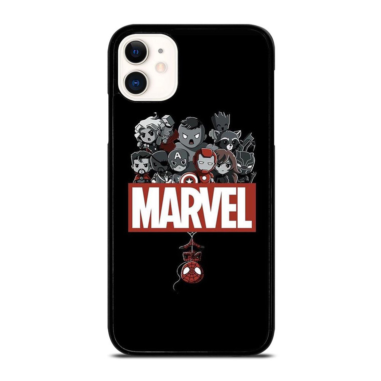AVENGERS ENDGAME SUPERHERO KAWAII iPhone 11 Case Cover