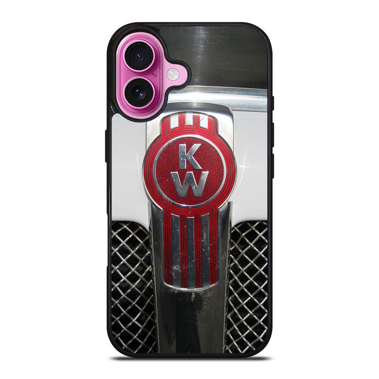 KENWORTH TRUCK LOGO GRAY iPhone 16 Plus Case Cover