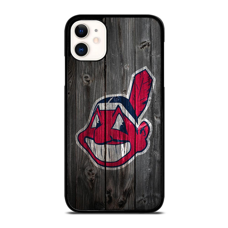 CLEVELAND INDIANS WOODEN LOGO iPhone 11 Case Cover