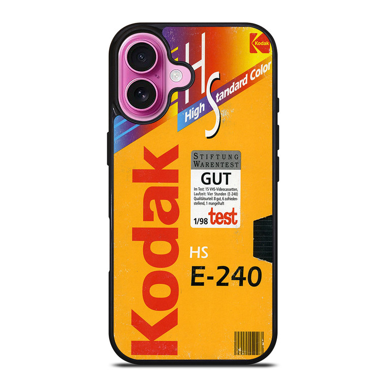 KODAK VIDEO CASSETTE RETRO iPhone 16 Plus Case Cover KODAK VIDEO CASSETTE RETRO iPhone 16 Plus Case Cover