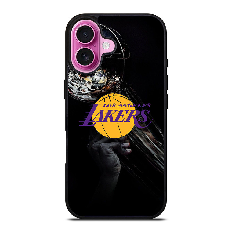 LA LAKERS NBA TROPHY iPhone 16 Plus Case Cover LA LAKERS NBA TROPHY iPhone 16 Plus Case Cover