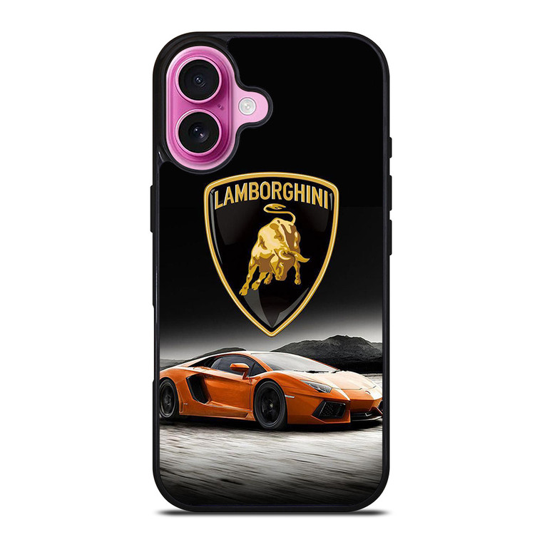 LAMBORGHINI CAR LOGO iPhone 16 Plus Case Cover