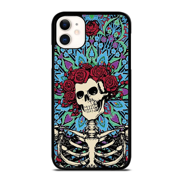 GRATEFUL DEAD SKULL AND ROSE 2 iPhone 11 Case Cover