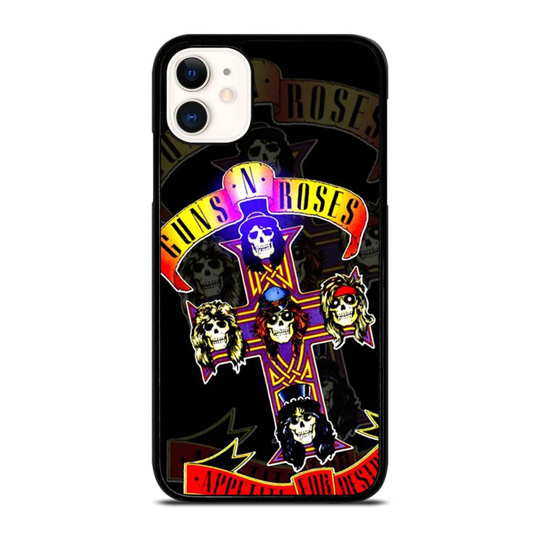 GUNS N ROSES BAND ROCK iPhone 11 Case Cover