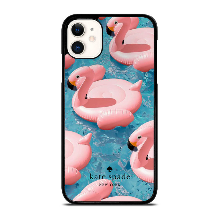 KATE SPADE NEW YORK LOGO BUOY FLAMENGO ICON iPhone 11 Case Cover