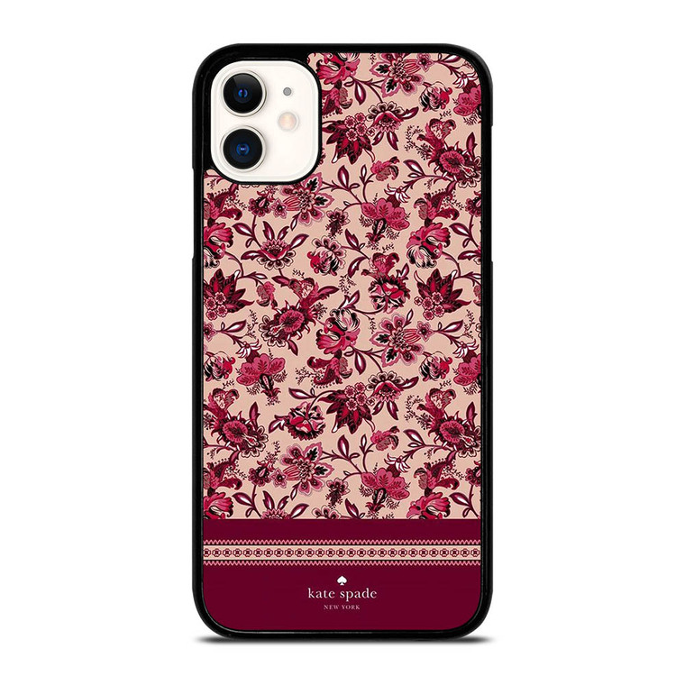 KATE SPADE NEW YORK RED FLORAL iPhone 11 Case Cover