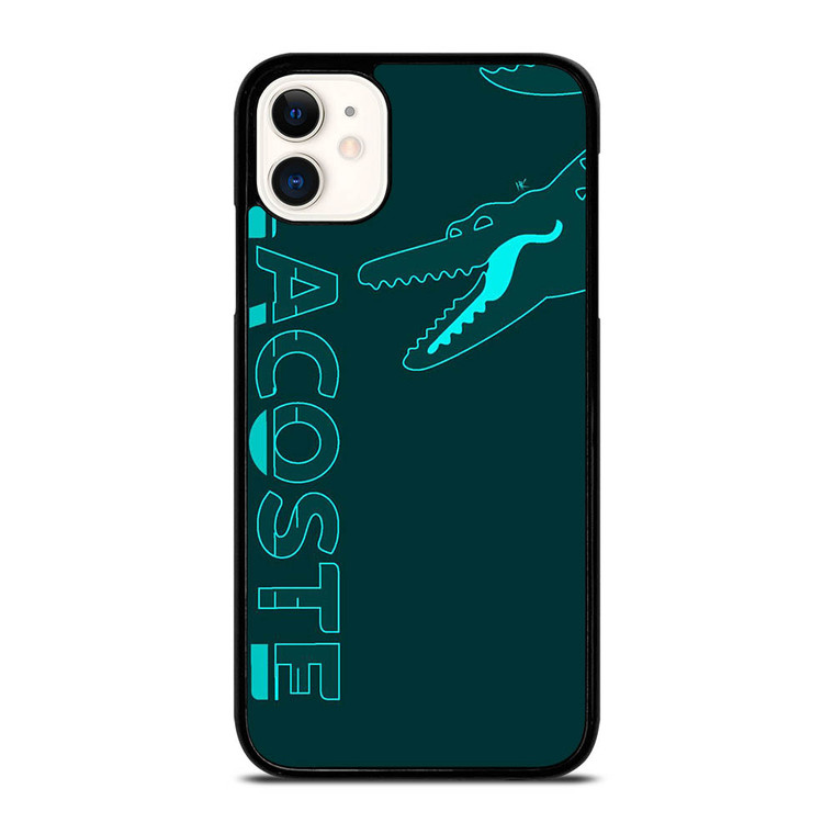 LACOSTE CROC LOGO GREEN iPhone 11 Case Cover
