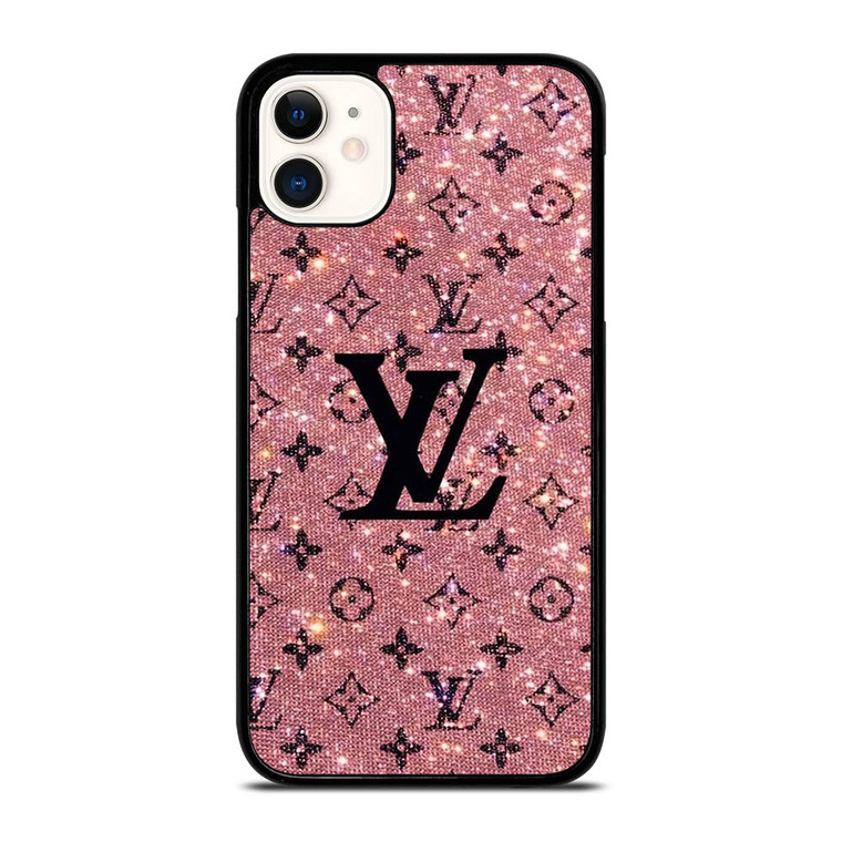 LOUIS VUITTON LV LOGO PINK SPARKLE iPhone 11 Case Cover