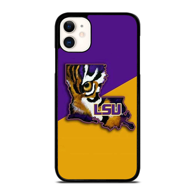 LSU TIGERS LOGO LOUSIANA STATE UNIVERSITY BASKETBALL iPhone 11 Case Cover