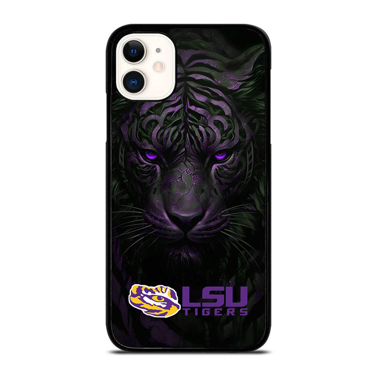 LSU TIGERS LOGO UNIVERSITY FOOTBALL TEAM ICON iPhone 11 Case Cover