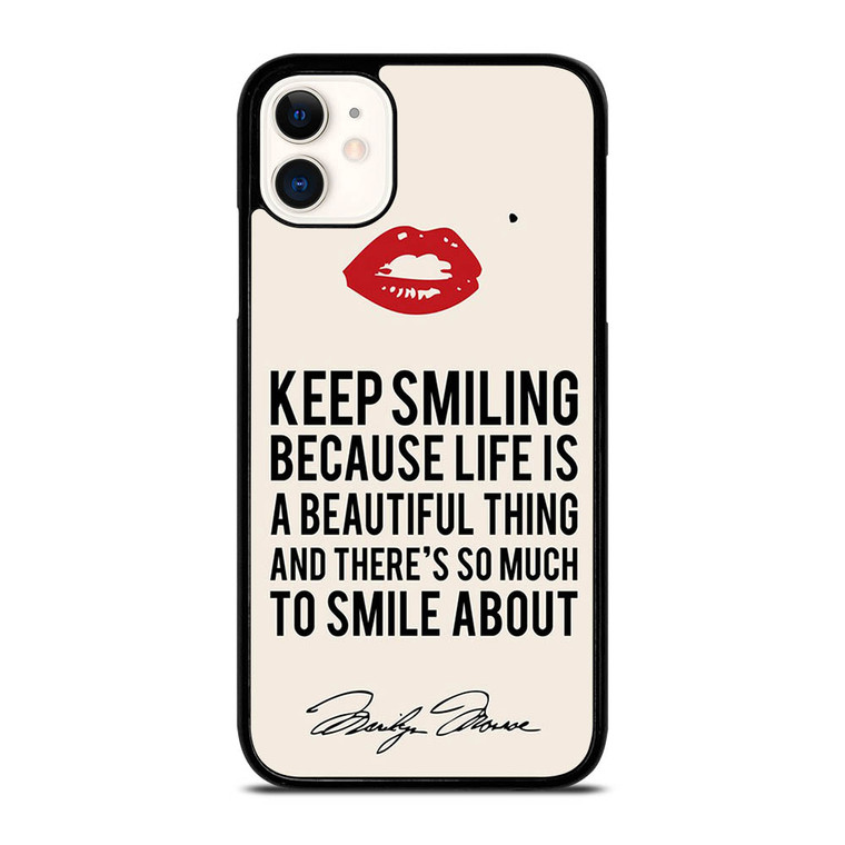 MARYLIN MONROE QUOTES iPhone 11 Case Cover
