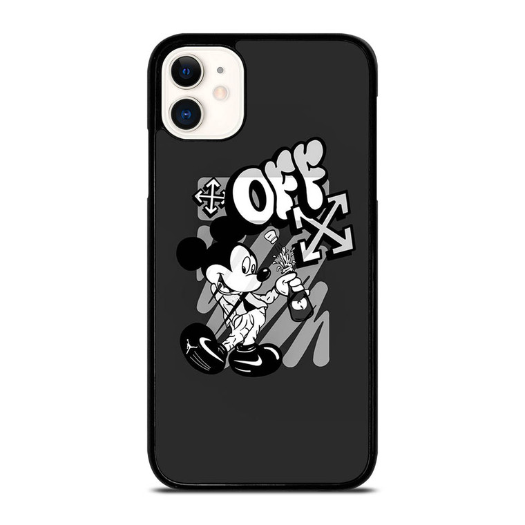 MICKEY MOUSE OFF WHITE LOGO iPhone 11 Case Cover