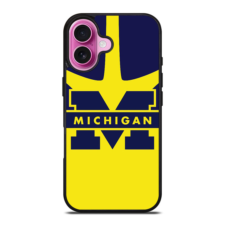 LOGO MICHIGAN WOLVERINES iPhone 16 Plus Case Cover