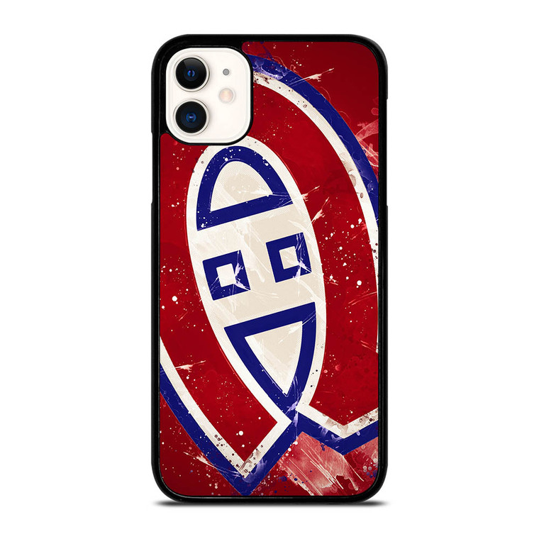 MONTREAL CANADIENS NHL SPLASH LOGO iPhone 11 Case Cover