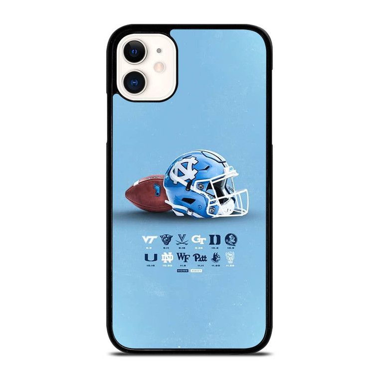 NORTH CAROLINA TAR HEELS LOGO BASKETBALL UNIVERSITY HELMET iPhone 11 Case Cover