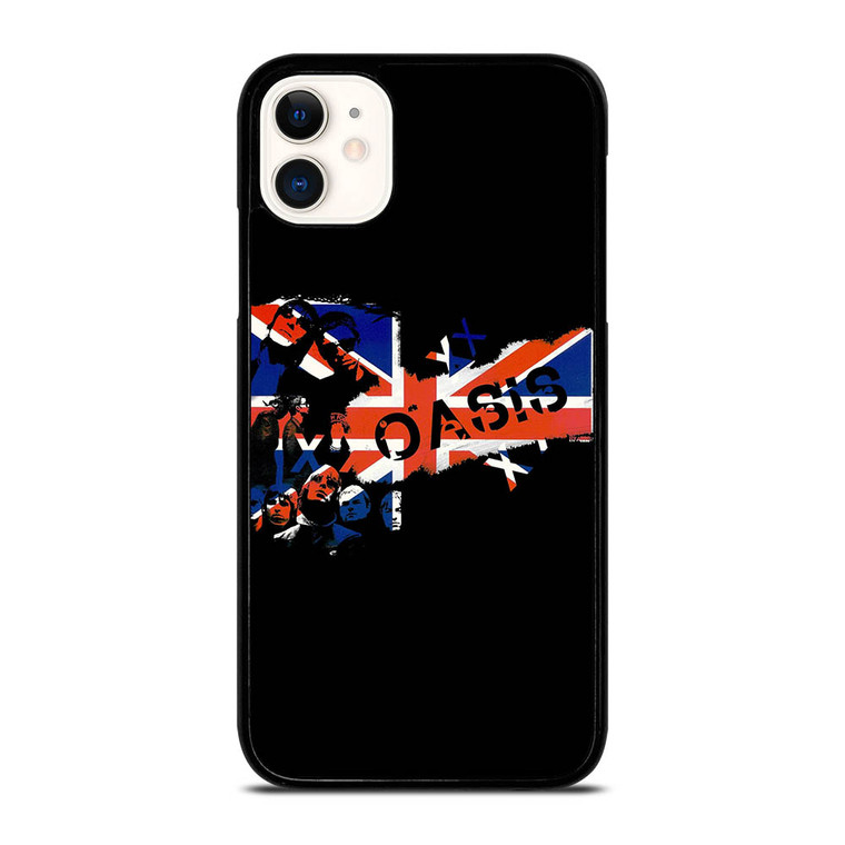 OASIS BAND ROCK BRITISH FLAG iPhone 11 Case Cover