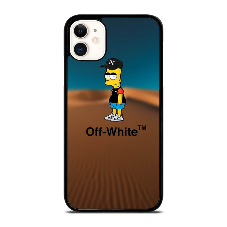 OFF WHITE BART SIMPSONS iPhone 11 Case Cover