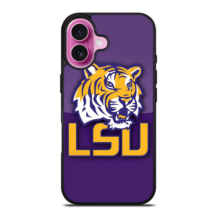 LSU TIGERS FOOTBALL LOGO iPhone 16 Plus Case Cover