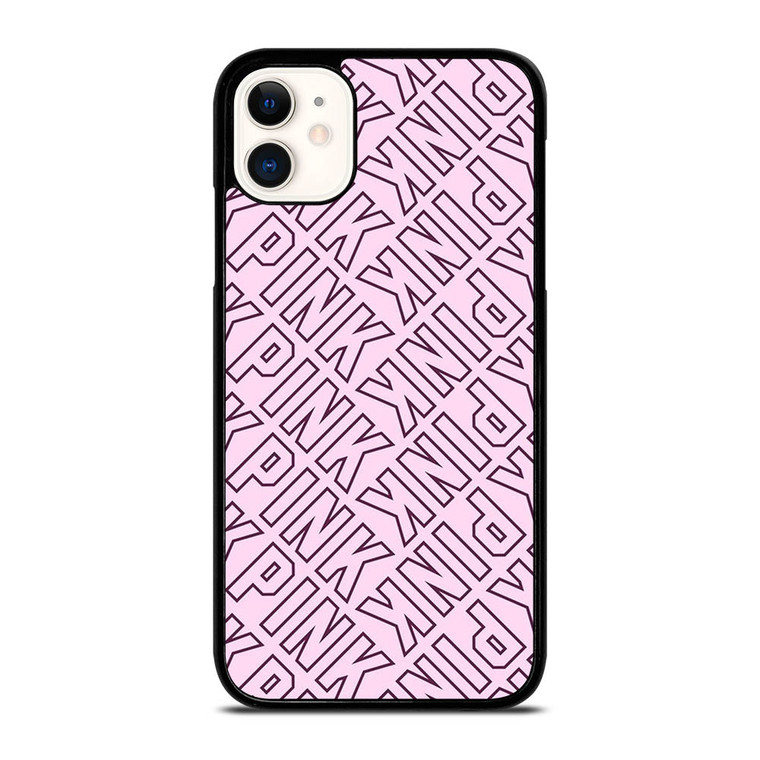 PINK VICTORIAS SECRET LOGO 2 iPhone 11 Case Cover